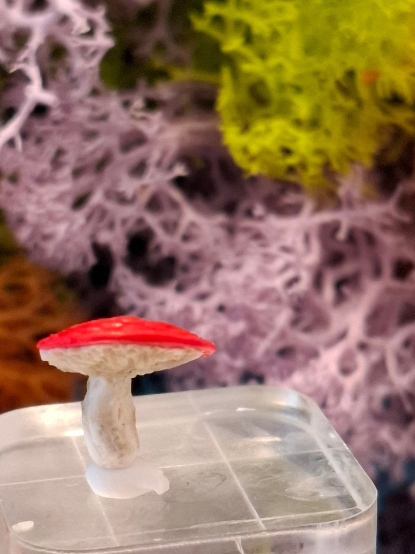 Handmade miniature mushroom