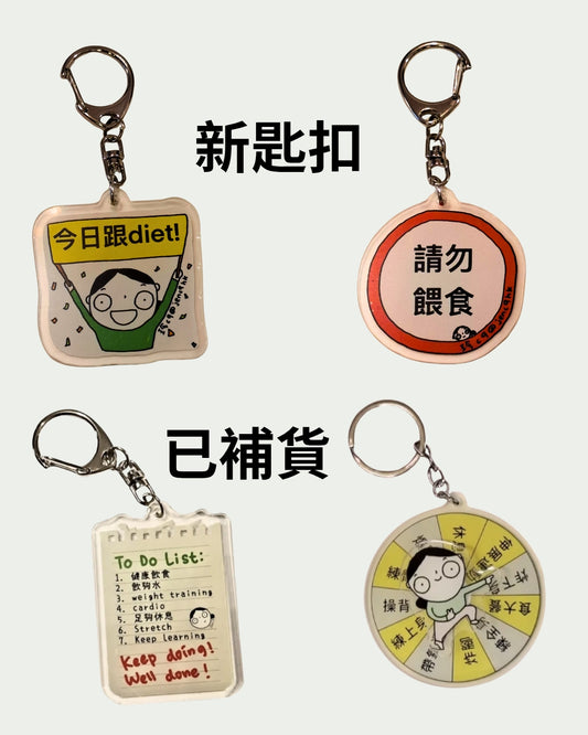 上面兩個匙扣